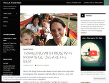 Tablet Screenshot of latravelmom.com